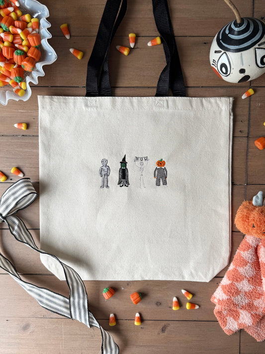 Mummy, Hex, Bones and Patch Tote