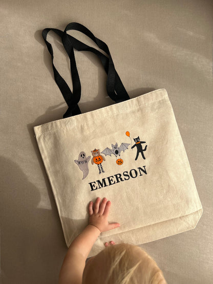 Boo, Bear, Bat and Cat Tote