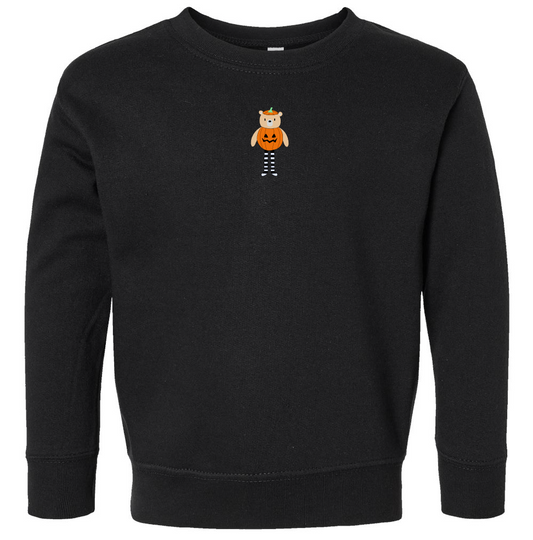 Toddler Black Crewneck